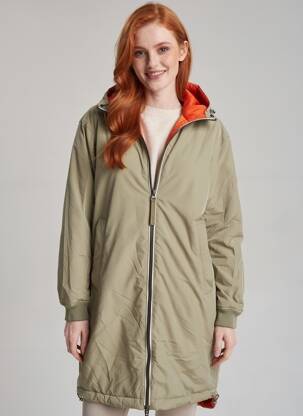 Geacă matlasată buzunare cu glugă portocaliu CAMEL ACTIVE femeie