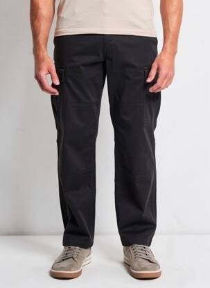 Pantalon cargo strânsă pe partea de jos mărime normală negru JACK & JONES bărbat