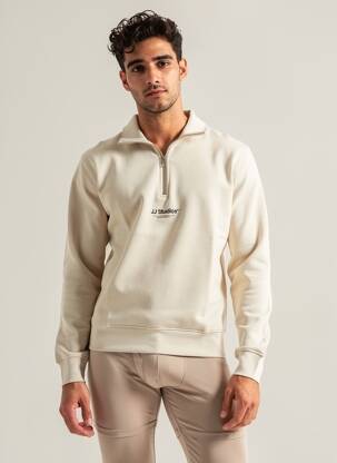 Hanorac elasticitate mâneci lungi bej JACK & JONES bărbat