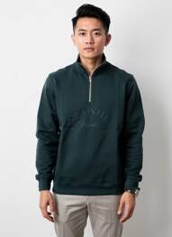 Hanorac elasticitate mâneci lungi verde JACK & JONES bărbat