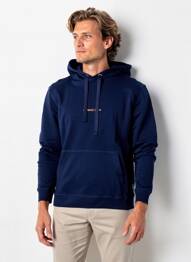 Hanorac elasticitate mâneci lungi albastru JACK & JONES bărbat