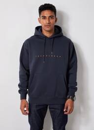 Hanorac cu glugă buzunare mâneci lungi albastru JACK & JONES bărbat