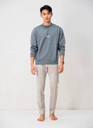 Hanorac elasticitate mâneci lungi verde JACK & JONES bărbat