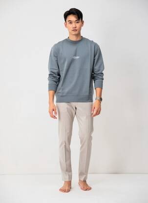 Hanorac elasticitate mâneci lungi verde JACK & JONES bărbat
