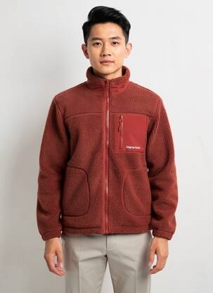 Polar croială cambrată portocalie JACK & JONES bărbat