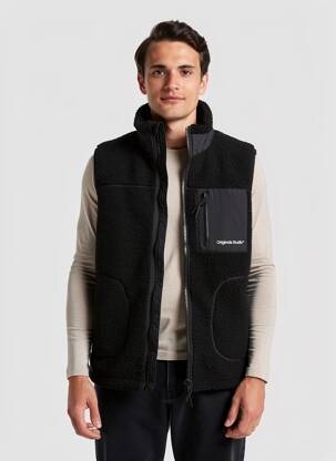 Polar croială dreaptă negru JACK & JONES bărbat