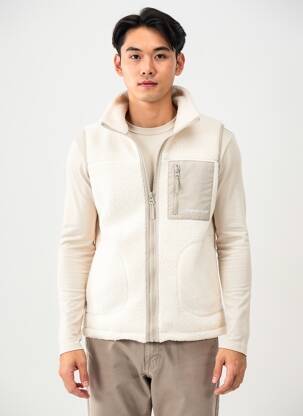 Polar croială dreaptă bej JACK & JONES bărbat