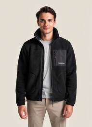 Polar croială cambrată negru JACK & JONES bărbat