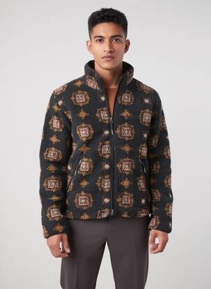 Polar croială cambrată negru JACK & JONES bărbat