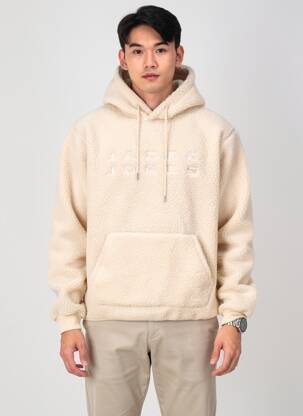 Hanorac cu glugă buzunare mâneci lungi bej JACK & JONES bărbat