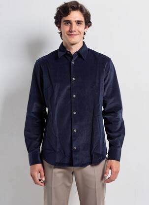 Cămașă cu mâneci lungi buzunare albastru JACK & JONES bărbat