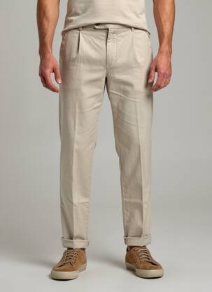 Pantalon chino buzunare mărime normală verde BARMAS bărbat