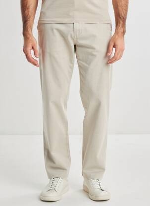 Pantalon drept buzunare bej BARMAS bărbat