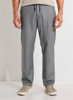 Pantalon drept croială dreaptă gri BARMAS bărbat