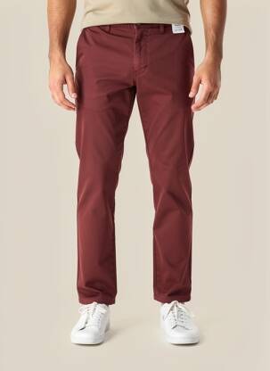Pantalon chino țesătură melanj mărime normală roșu M5 BY MEYER bărbat