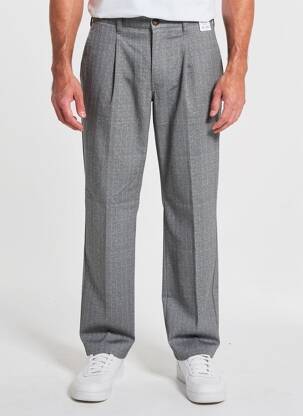 Pantalon chino țesătură melanj mărime normală gri M5 BY MEYER bărbat