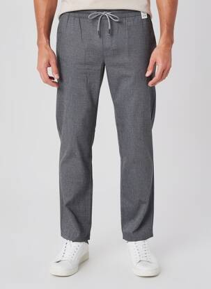 Pantalon chino țesătură melanj mărime normală gri M5 BY MEYER bărbat