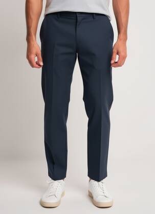 Pantalon chino elasticitate mărime normală albastru MMX bărbat