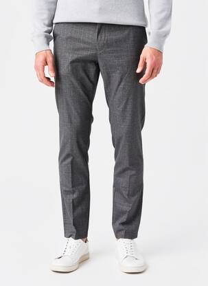 Pantalon chino țesătură melanj mărime normală gri MMX bărbat