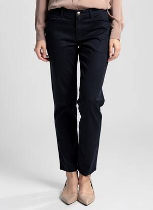 Pantalon slim țesătură poplin mărime normală negru COUTURIST femeie