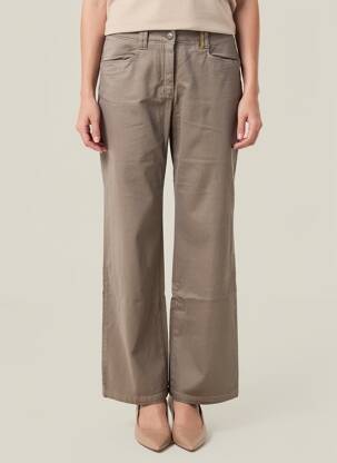 Pantalon drept elasticitate mărime normală gri COUTURIST femeie