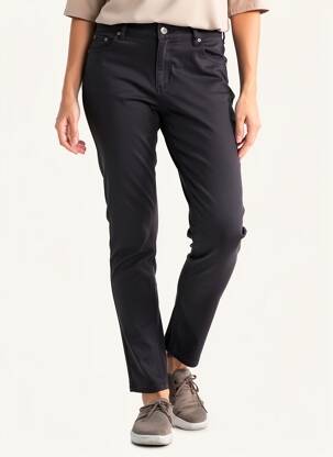 Pantalon slim mărime normală mărime normală negru COUTURIST femeie