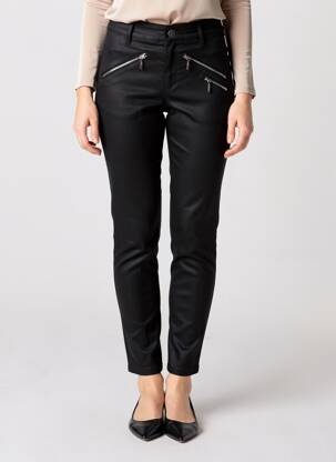 Pantalon slim buzunare negru COUTURIST femeie