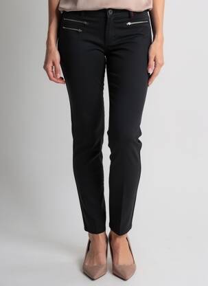 Pantalon slim buzunare negru COUTURIST femeie