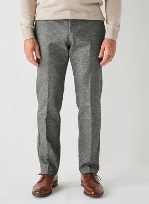 Pantalon chino țesătură melanj mărime normală gri ALBERTO bărbat