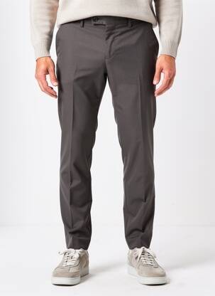 Pantalon slim talie cu cleme mărime normală gri ALBERTO bărbat