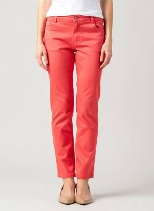 Pantalon slim elasticitate mărime normală roz YZY femeie