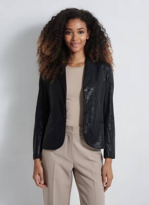 Sacou buzunare negru COUTURIST femeie