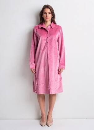 Rochie midi mâneci lungi mâneci lungi roz COUTURIST femeie