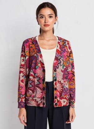 Jachete casual guler rotund roz COUTURIST femeie