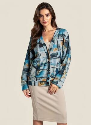 Jachete casual buzunare albastru COUTURIST femeie