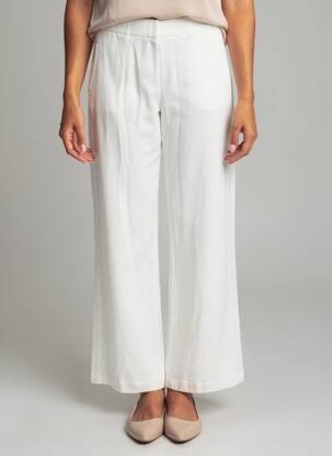 Pantalon drept elasticitate mărime normală alb RIVER WOODS femeie