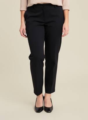 Pantalon chino elasticitate mărime normală negru TWINSET femeie