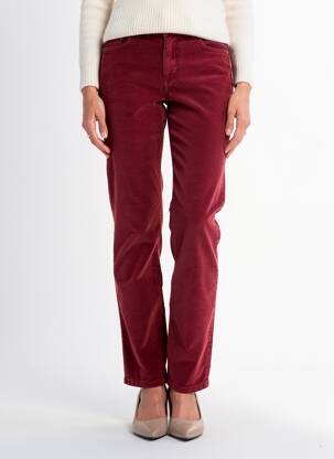 Pantalon slim elasticitate mărime normală roșu ANGELS femeie