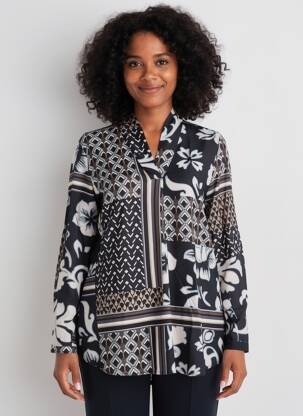 Tunică mâneci lungi mâneci lungi negru BETTY BARCLAY femeie