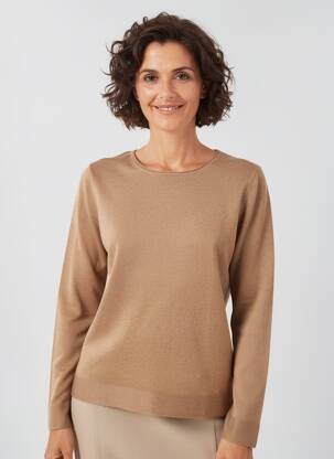 Pulover elasticitate mâneci lungi maro GERRY WEBER femeie
