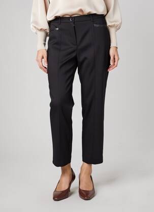 Pantalon 7/8 elasticitate mărime normală negru MORE & MORE femeie