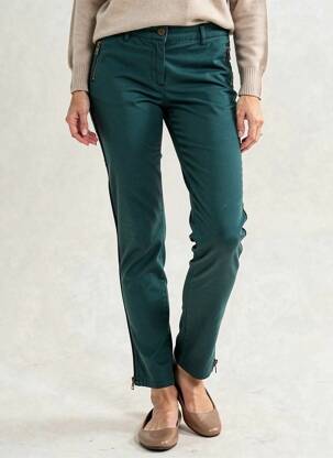 Pantalon slim buzunare albastru BELAIR femeie