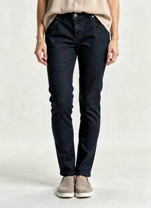 Pantalon slim buzunare albastru BELAIR femeie