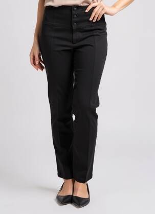 Pantalon slim buzunare negru BELAIR femeie
