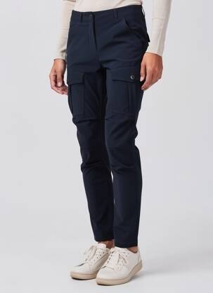 Pantalon slim buzunare negru DESGASTE femeie