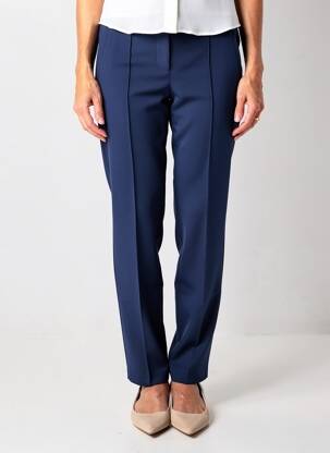 Pantalon slim țesătură poplin mărime normală albastru GERRY WEBER femeie