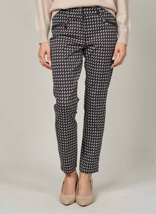 Pantalon slim țesătură poplin mărime normală negru GERRY WEBER femeie