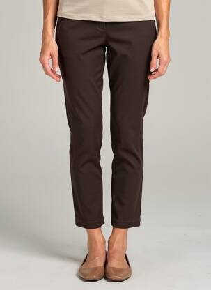 Pantalon slim talie elastică mărime normală maro GERRY WEBER femeie