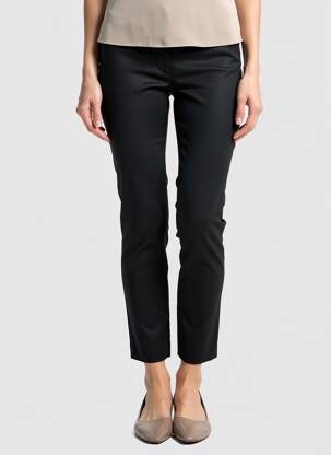 Pantalon slim talie elastică mărime normală negru GERRY WEBER femeie