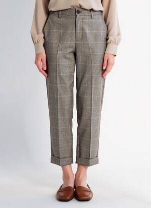Pantalon 7/8 elasticitate mărime normală maro LIU JO femeie